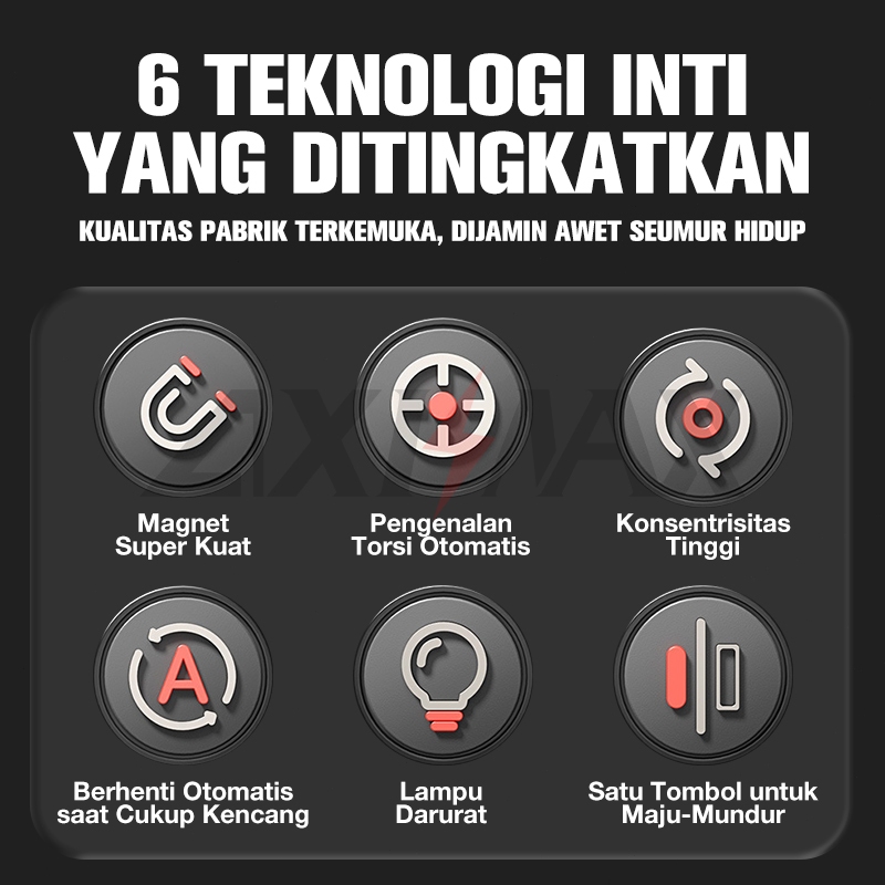 ARIDOO Cordless Screwdriver Mesin Bor Cordless Mini Screwdriver Obeng Baterai Bor Cordless Obeng Bor