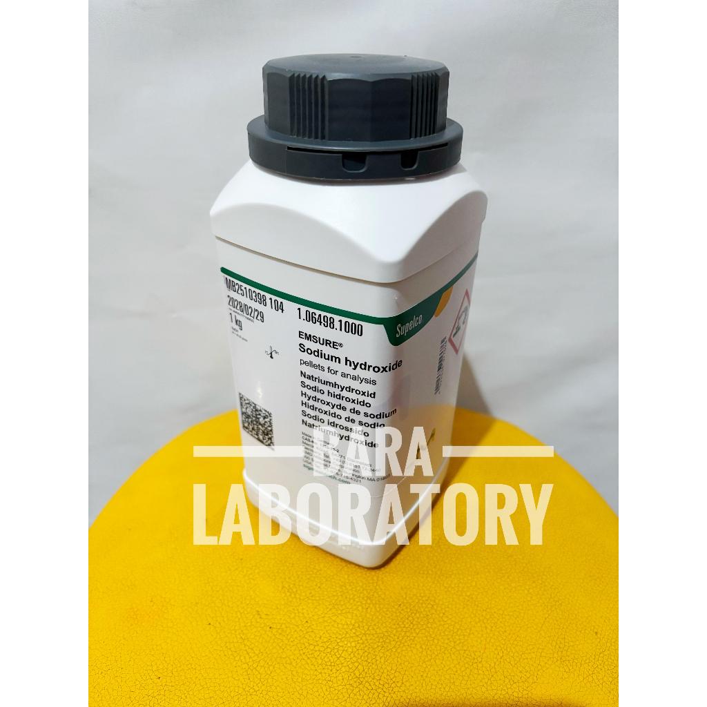 Sodium Hydroxide / Natrium Hidroksida / NaOH PA MERCK 106498 1KG ORIGINAL