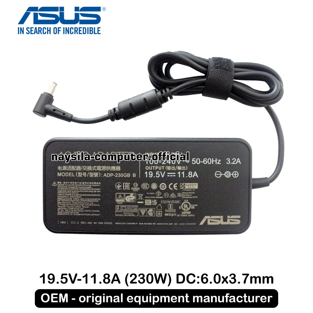 Adaptor Charger ASUS TUF Gaming TUF506 TUF565 TUF705 TUF756 TUF765