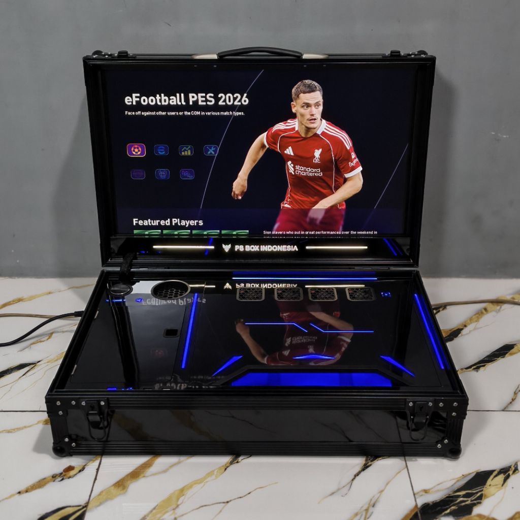 PS Box PlayBox PlayStation PS3/PS4/PS5 layar 27 Inch - Tipe Techno