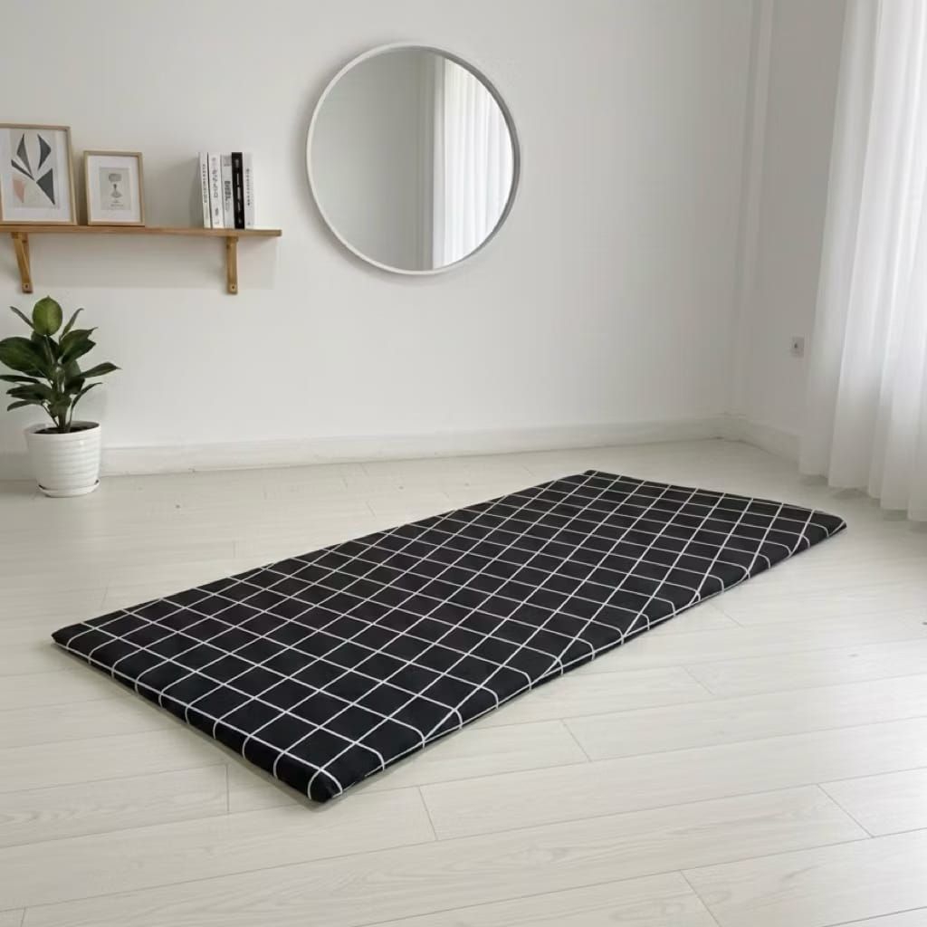 KASUR LANTAI BUSA ASLI 100% ukuran:180x90x3 anti panas anti kempes