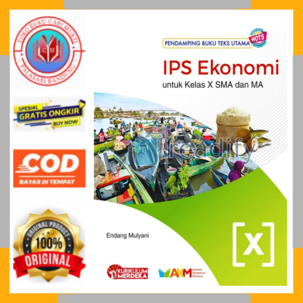 BUKU IPS EKONOMI UNTUK SMA/MA KELAS 10 KURIKULUM MERDEKA BEKAS ORIGINAL PENERBIT PLATINUM