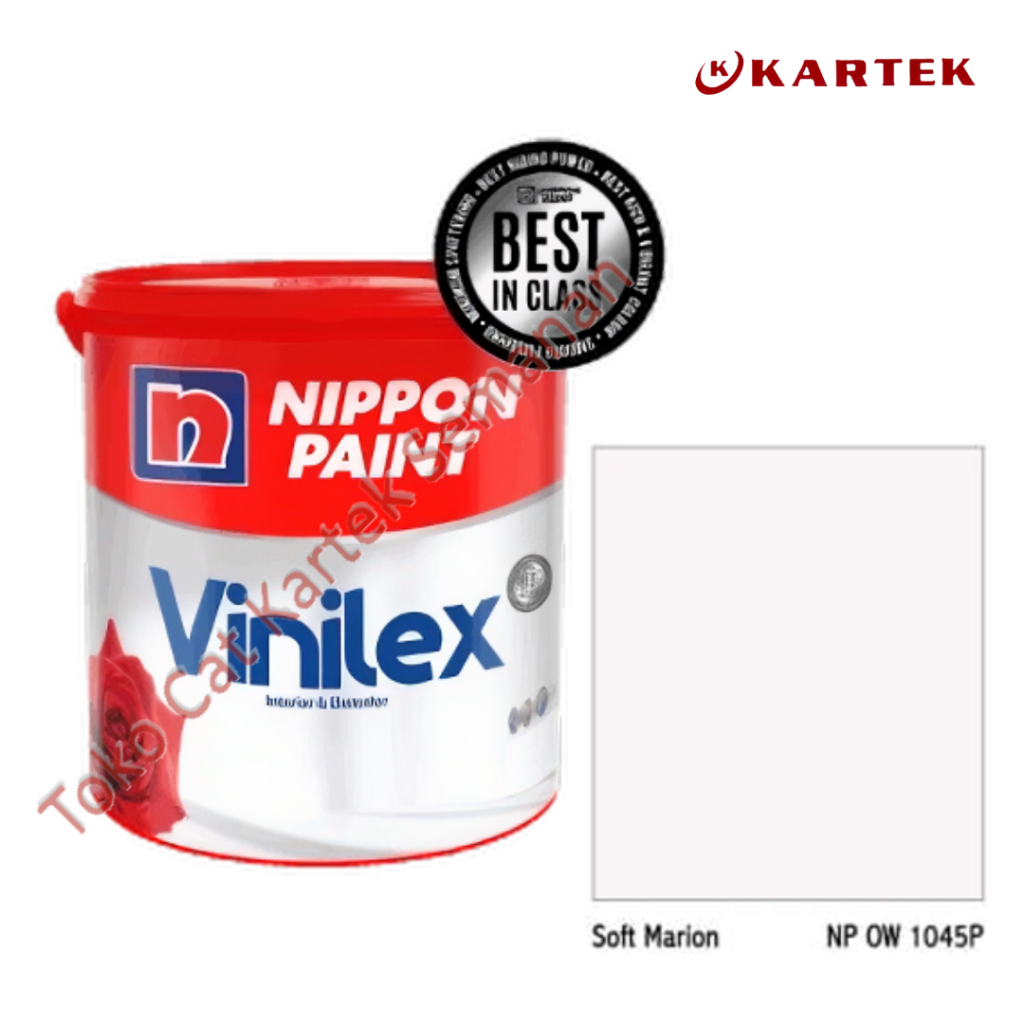 Nippon Paint Vinilex SOFT MARION NP OW 1045P Cat Tembok Interior & Eksterior Soft Pink Muda Halus da