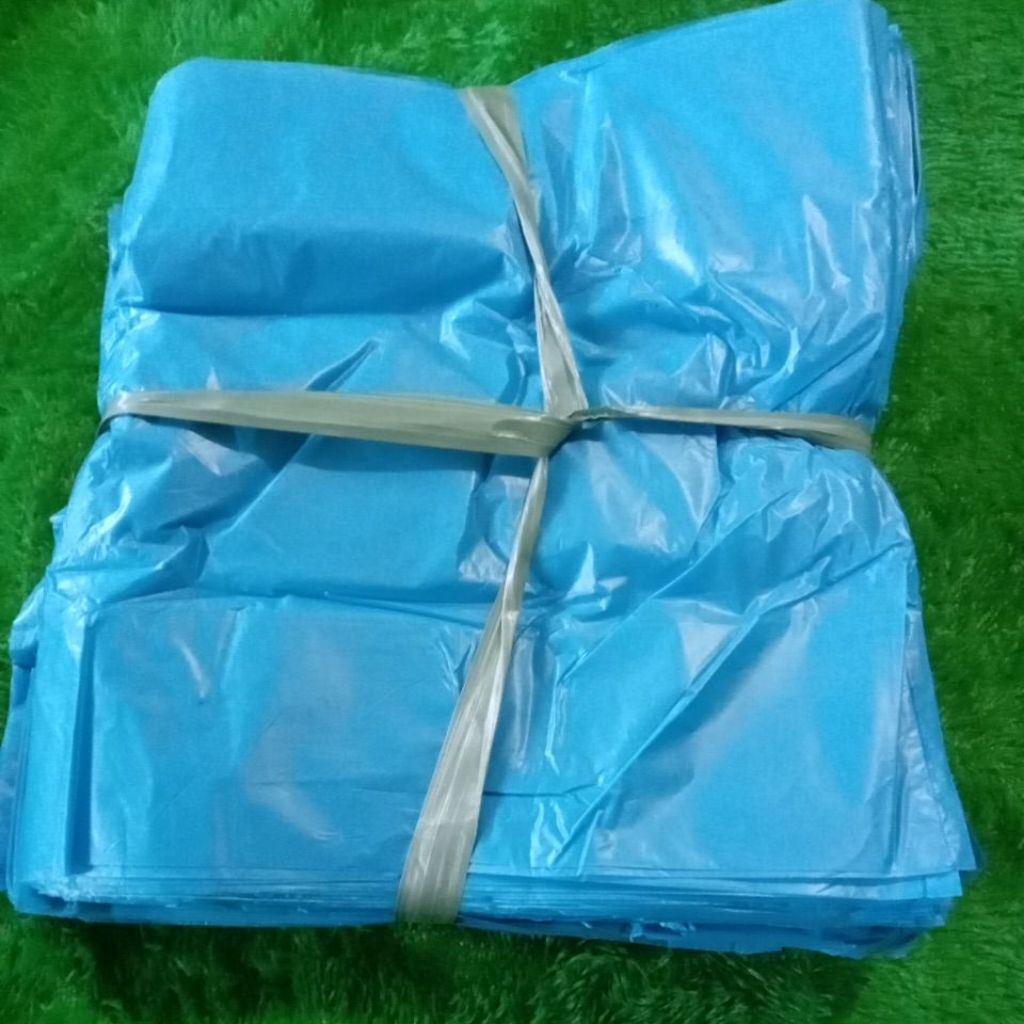 Kantong Plastik Los/Kresek kiloan warna ukuran 24