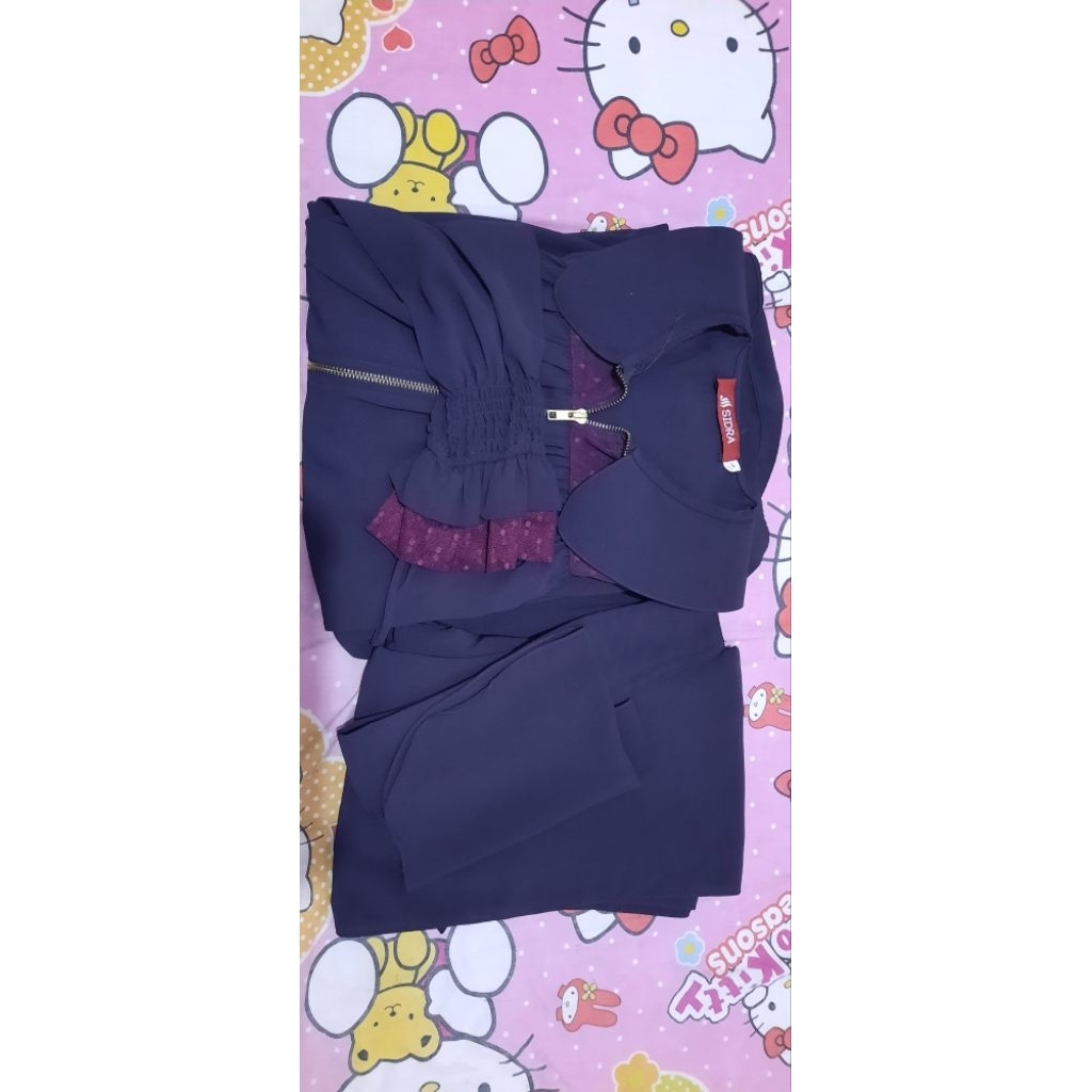 Preloved Sidra Alisha Set sz S khimar Square Original Sidra
