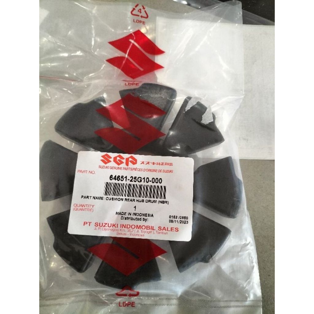 karet nap gear gir karet tromol belakang satria Fu karbu satria fu fi injeksi original sgp