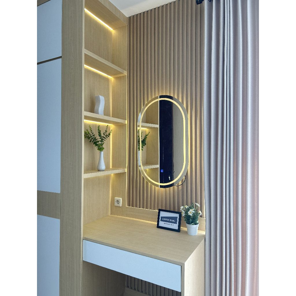 Lemari + Meja Rias Custom Estetik Sesuai Kebutuhan