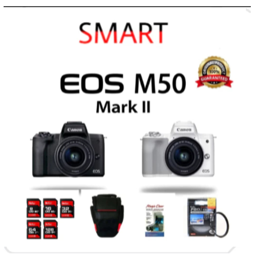 Canon EOS M50 MARK II KIT 15-45 IS STM Canon Mirrorless Camera
