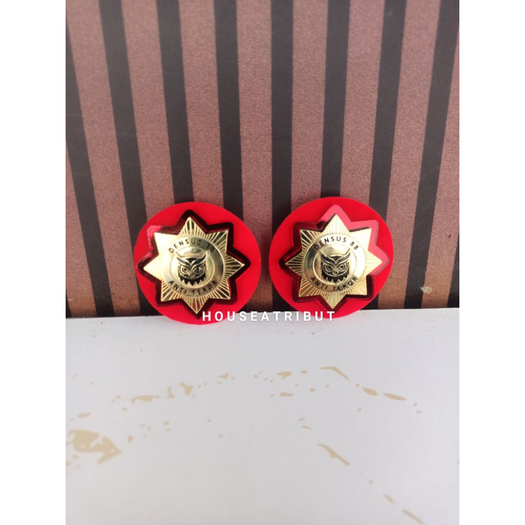 pin pdh densus bintang premium sepuh emas | Jual pin pdh dikjur densus88 bintang terbaru