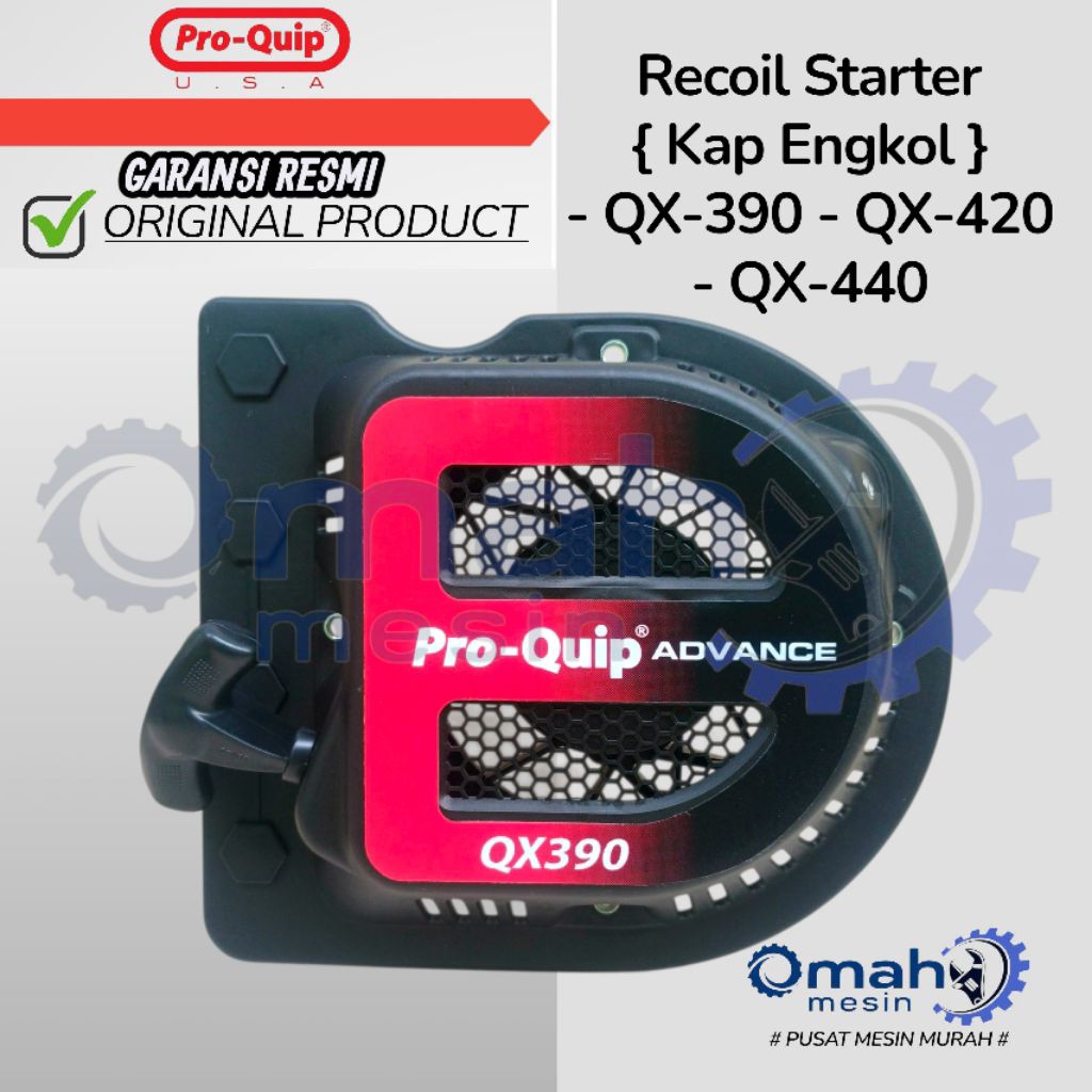 Recoil Starter QX390 QX420 QX440 PRO-QUIP ORIGINAL / Kap Engkol QX390 QX420 QX440 PRO-QUIP