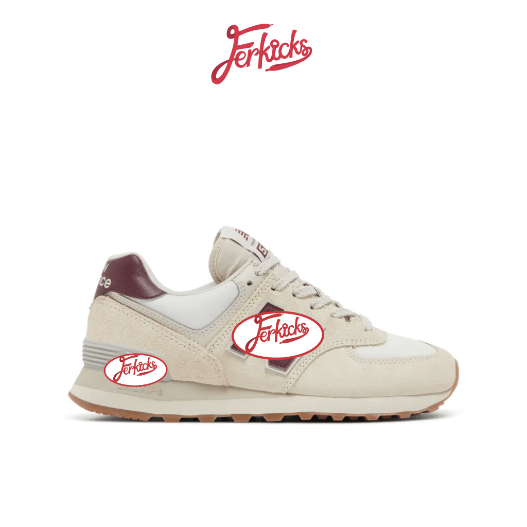 Sneakers 574 'Moonbeam Burgundy' - FERKICKS