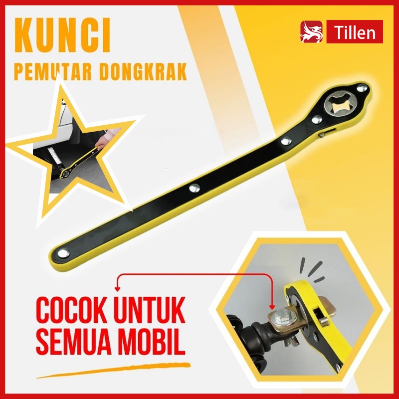 Kunci Pas Dongkrak Mobil Kunci Pemutar Dongkrak Kunci Domn Universal Kunci Pas Mobil Universal