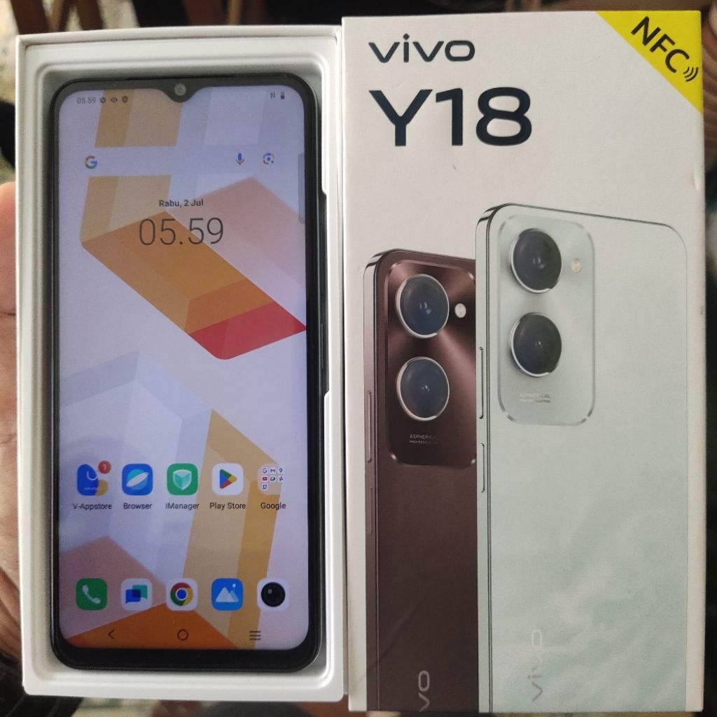 vivo Y18 Ram 6GB Internal 128GB HP Second Seken Bekas Fullset [ORI] hp murah
