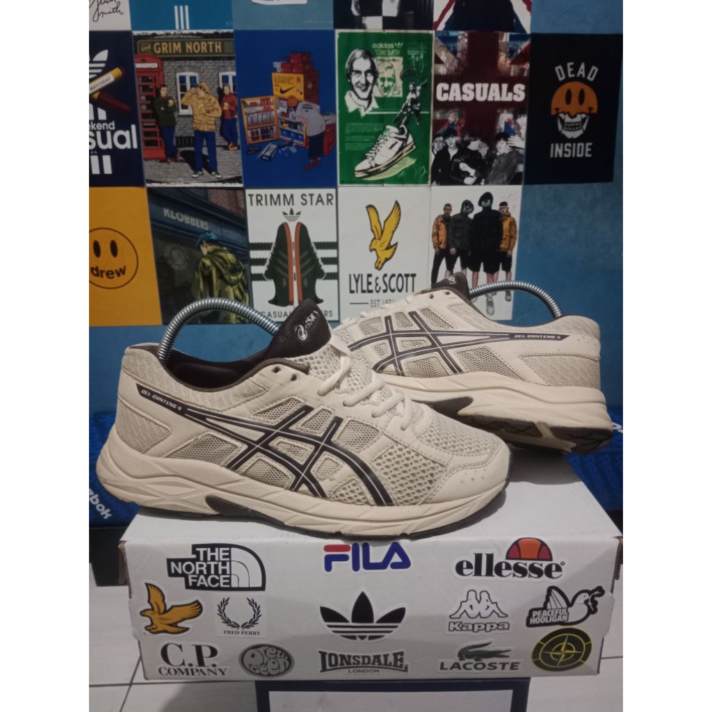 sep4tu casual asics Gel contend 4 grey size 41.5/26 cm