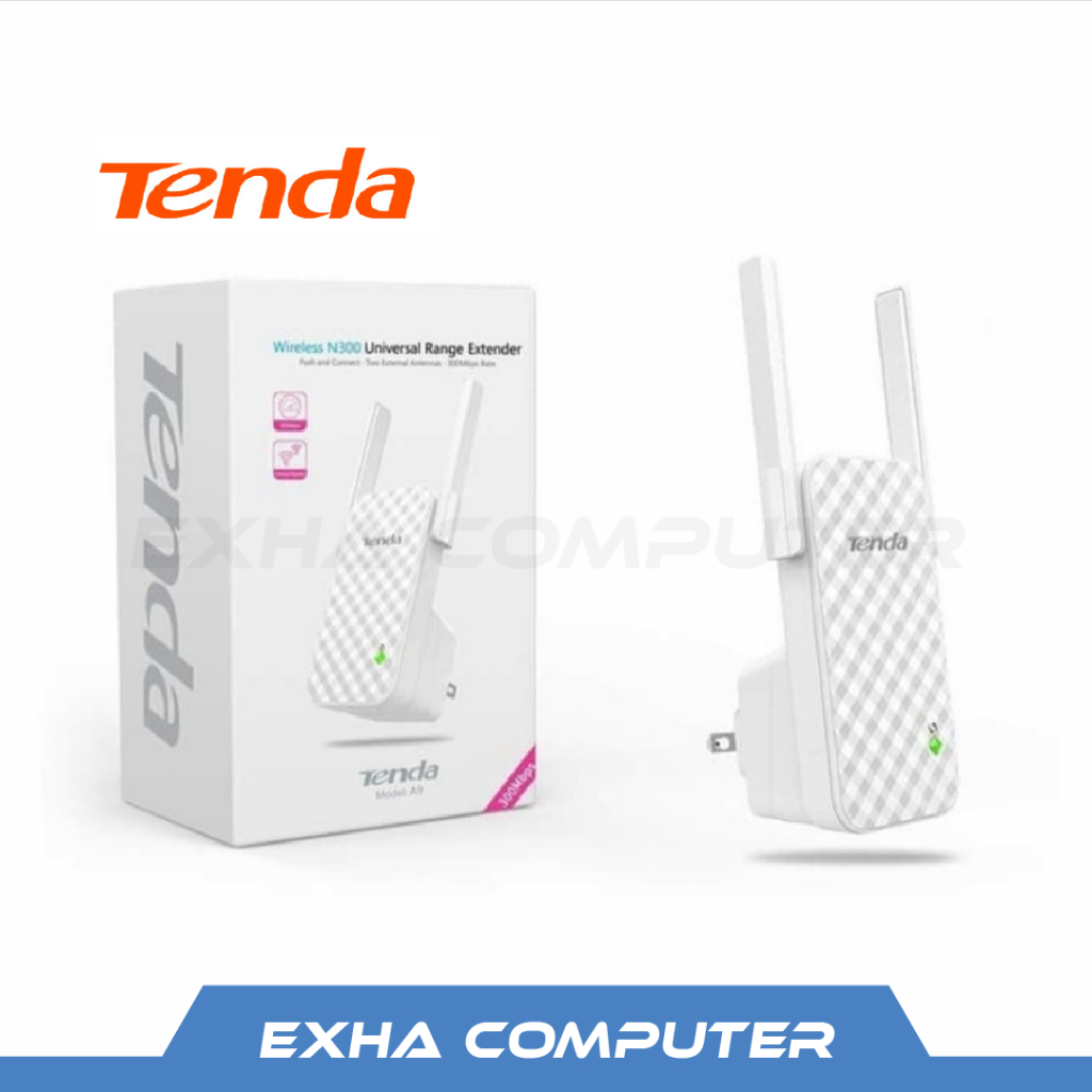 Tenda A9 Wireless N300 Universal Wifi Range Extender/ Wifi Reapeter