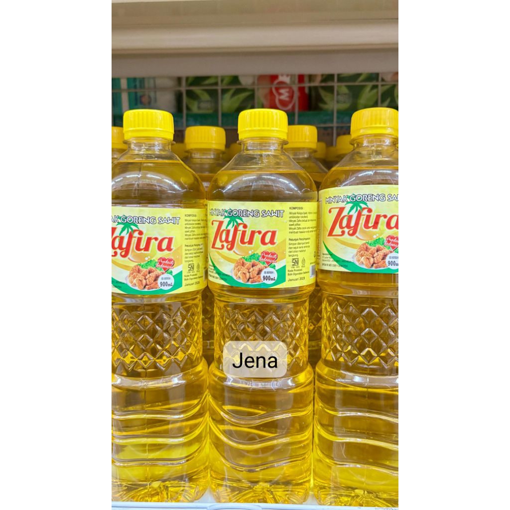 Minyak Goreng Zafira 900ml botol per karton _Minyak goreng 900ml botol 1dus