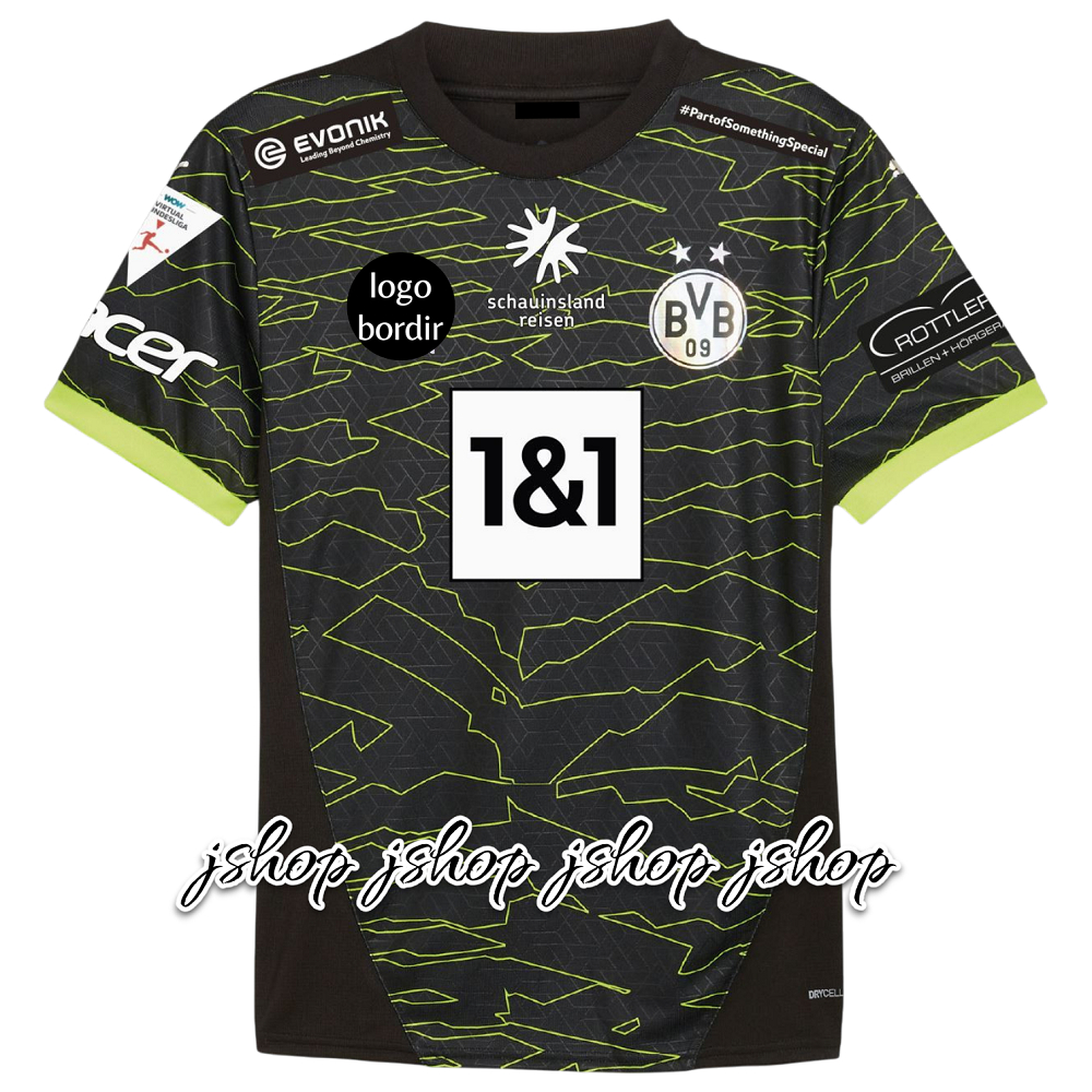 LOGO BORDIR BAJU BOLA JERSEY DORTMUNNDD EA SPORT 2024 2025 BAJU BOLA JERSEY BOLA JERSEY FUTSAL