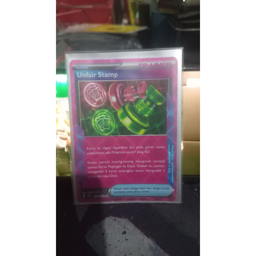 Unfair Stamp Ace Spec Pokemon Indonesia