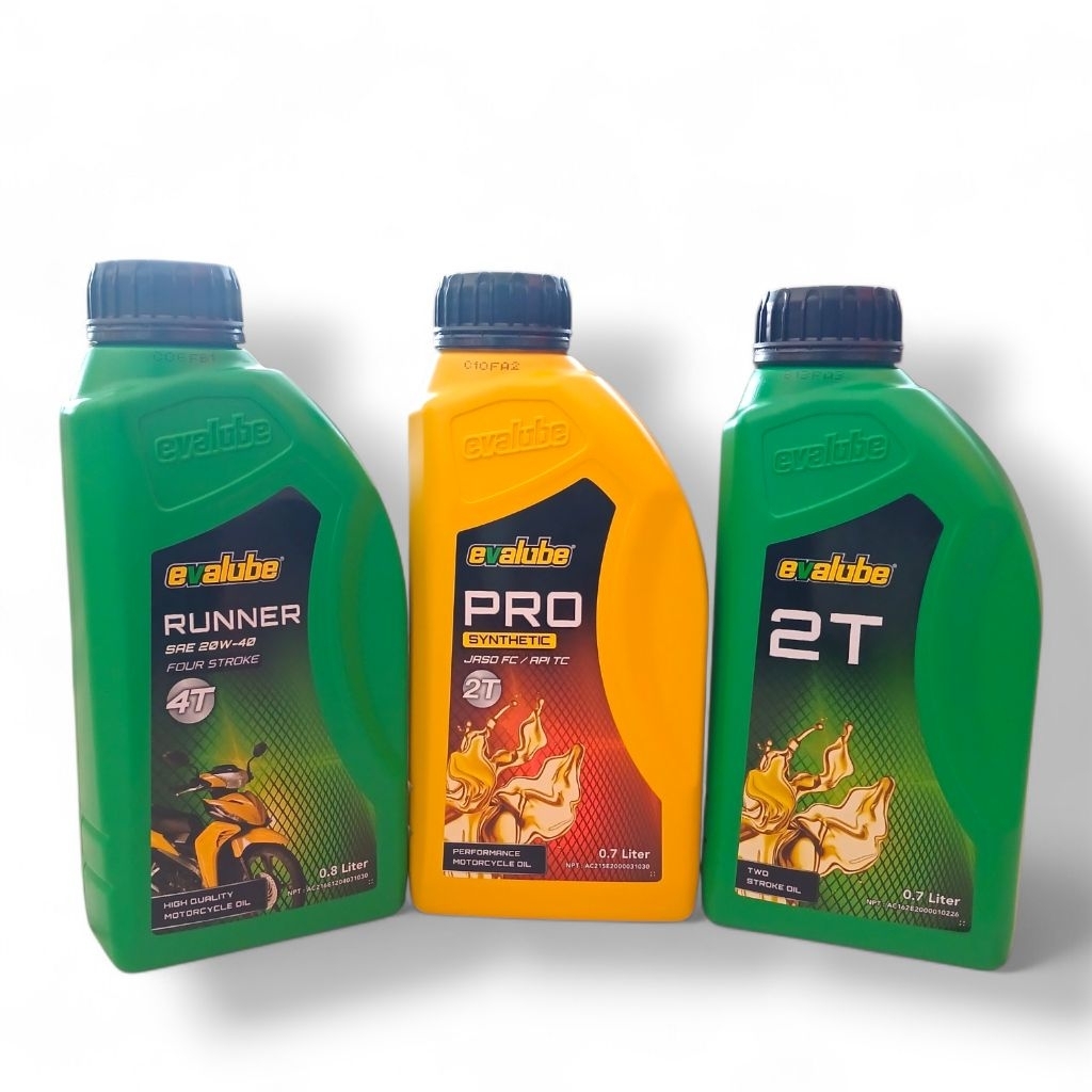 Oli Mesin Evalube PRO 4T 800ml Evalube 2T PRO 700ml / Oli Motor / SAE 20W-40 / Oli Samping 2 Tak