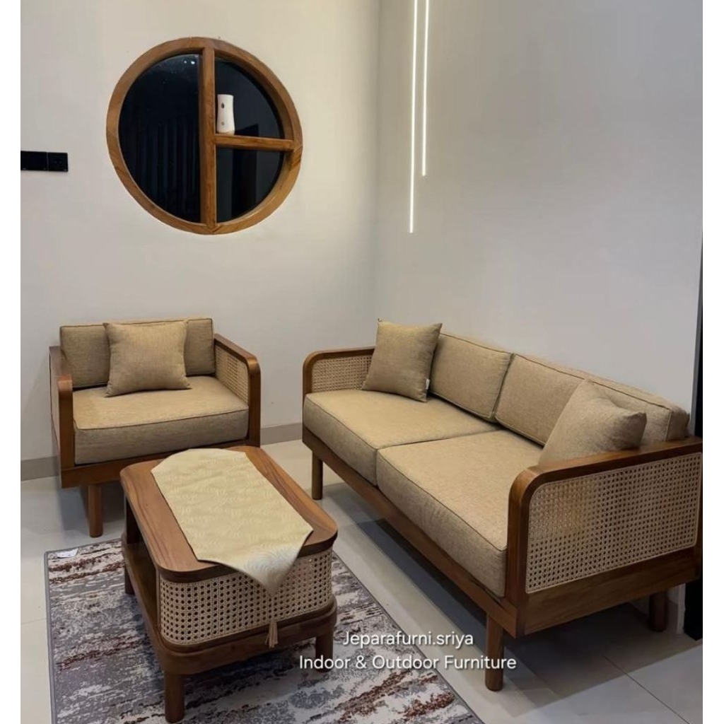 Sofa Tamu Jati Jepara I Sofa Tamu Rptan Jati I Sofa Tamu Classic Jati I Sofa Rotan Jati Jepara