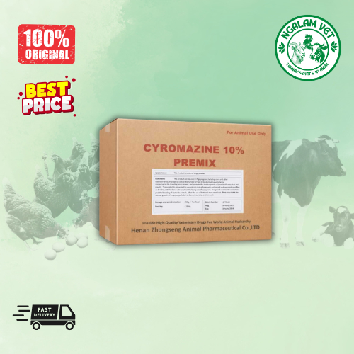 cyromazine 10% 25Kg Anti Larva Lalat Membasmi Larva Lalat Pada Kandang Ayam Bebek