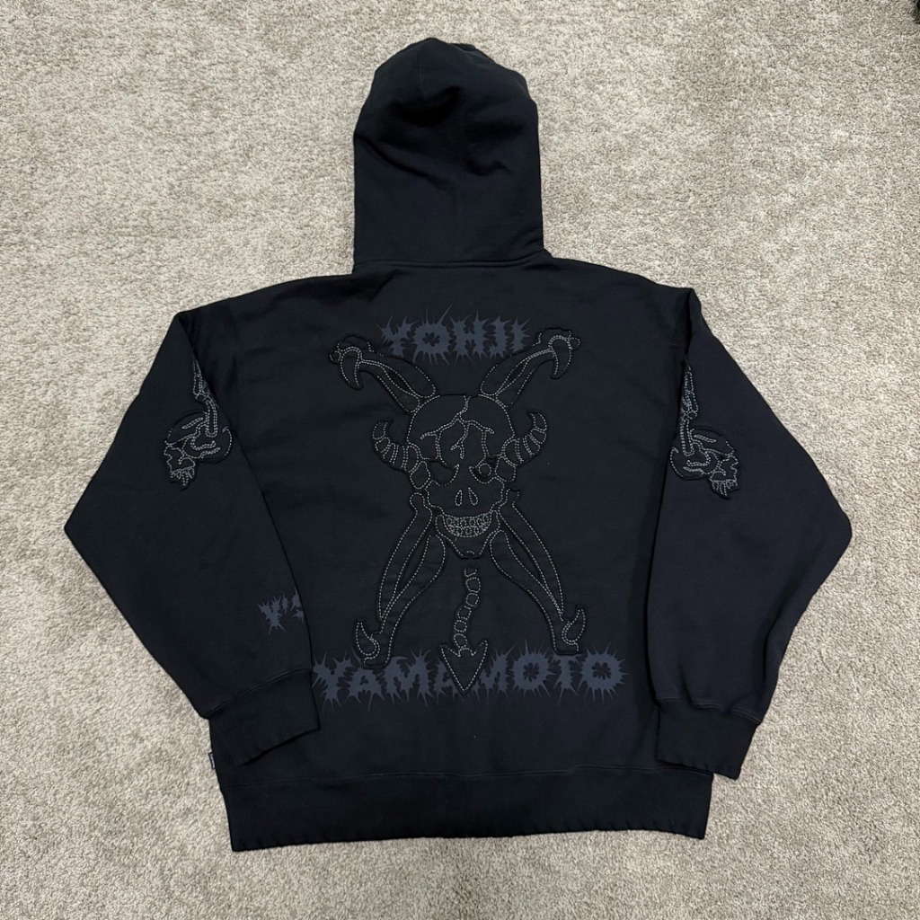 Ys by Yohji Yamamoto Zip Up Hoodie - Black - SP.