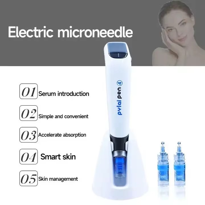 Derma Pen Display Anti Wrinkle Electric Microneedle Pylai Pen 4 Derma Stamp Wireless Dr Pen