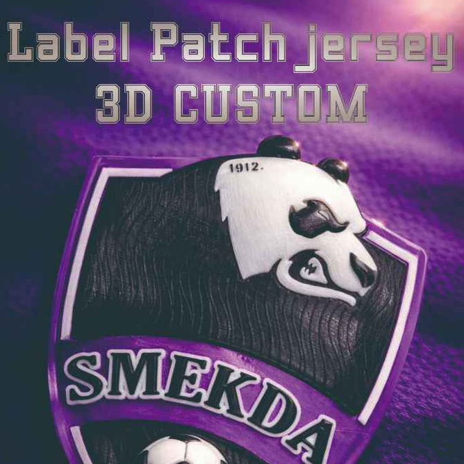 Patch Jersey Custom 3D Rubber TPU Silikon Standar 7cm 8-9cm Bentuk 2D 3D suply Jakarta baha rubber b