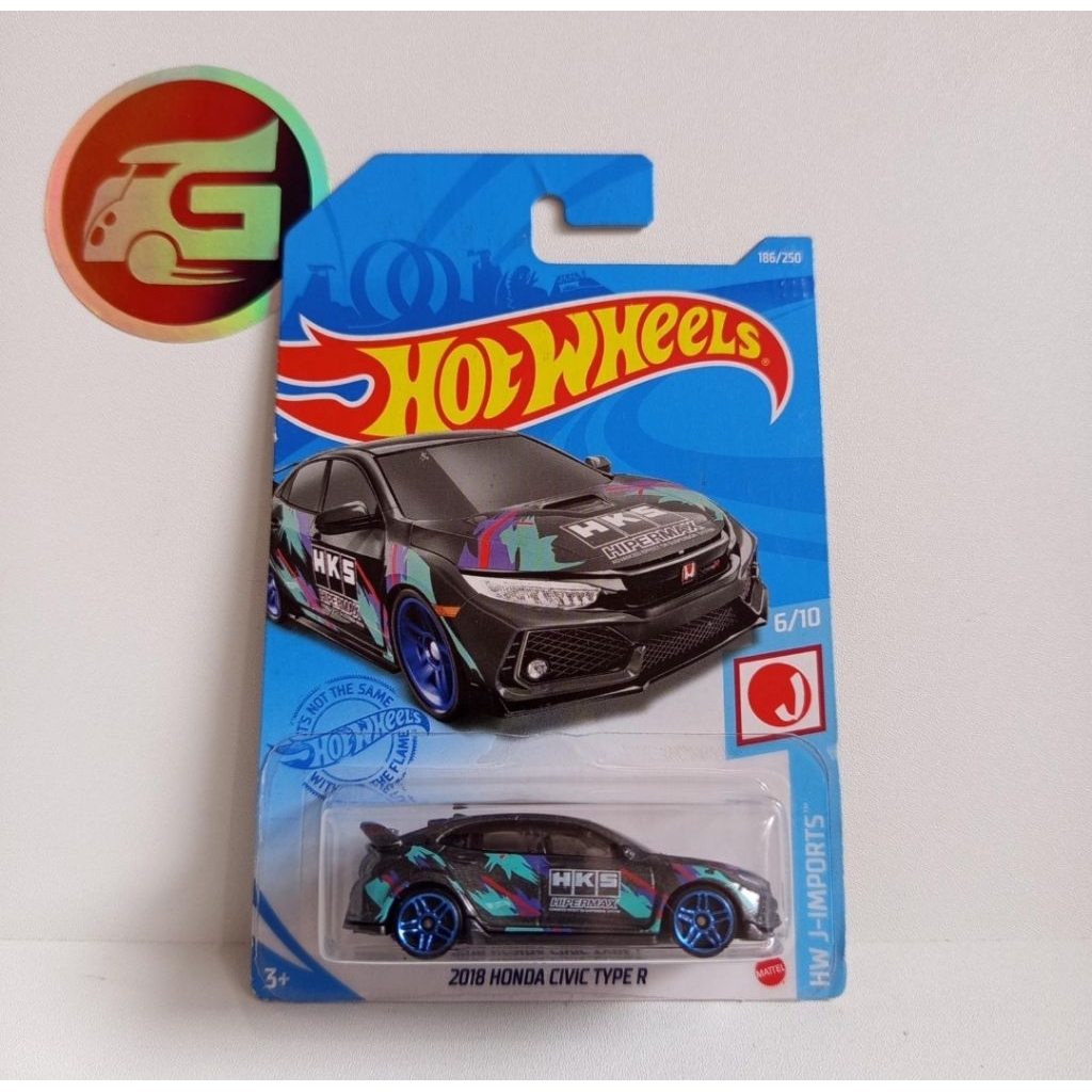 Hot wheels 2018 honda civic type r hks