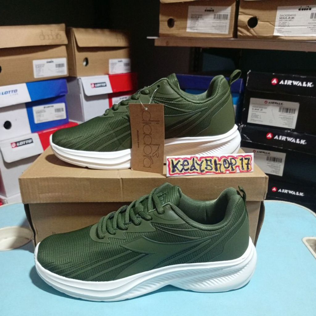 Sepatu Olahraga Diadora Neala Army Original Resmi sport station.