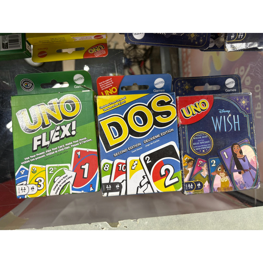 Mattel UNO Disney Wish Card Board Game / Uno Card / Uno Flex / Uno DOS original mattel