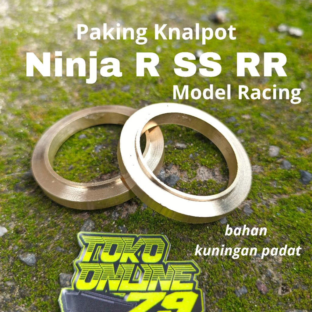 Paking Perpak Knalpot Knalpot NINJA R RR SS ZX 150 Bahan Kuningan Padat