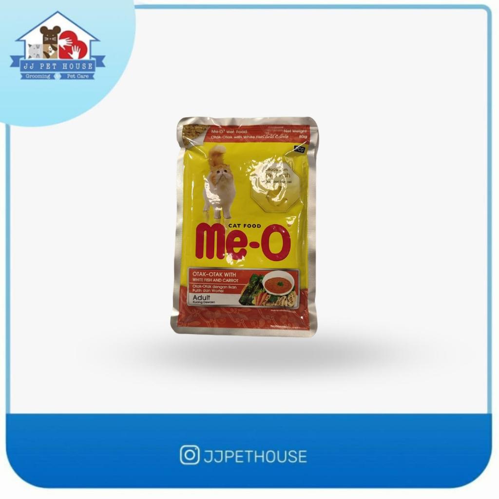 MEO POUCH ADULT OTAK OTAK 80GR MAKANAN KUCING