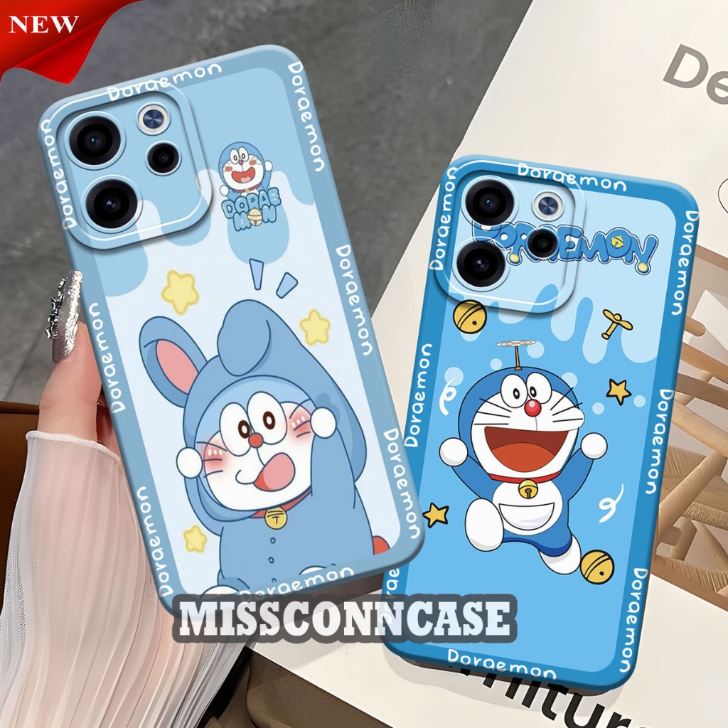 Kesing Hp Oppo Reno 15F - Oppo Reno 14F - Casing Hp Motif Kartun Doraemon - Case Hp Kekinian - Casin