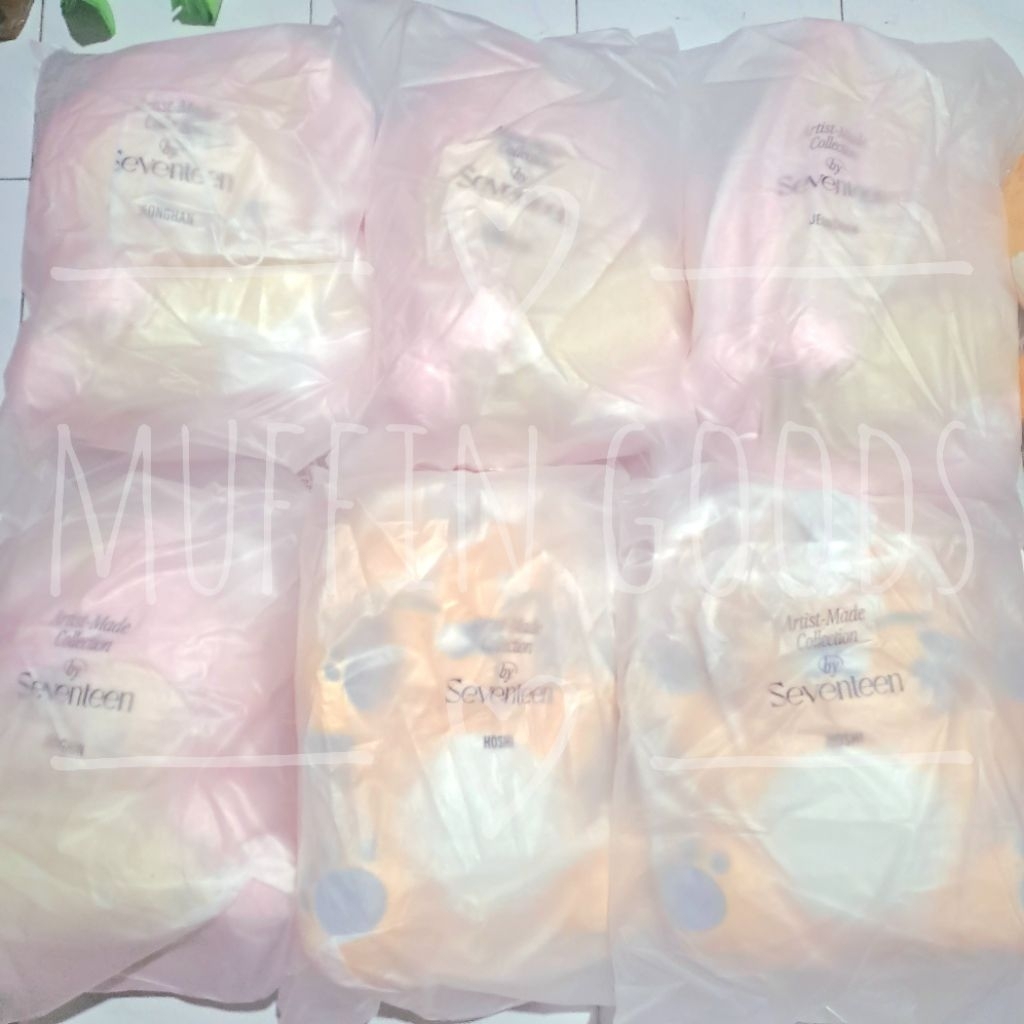 [Ready Stock] Seventeen Official Toram Pluffy Blanket Tamtam Plush Toy Artist Made Collection Jeongh