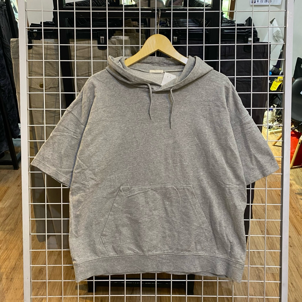 Gu Grey Hoodie Tee #Ks1368