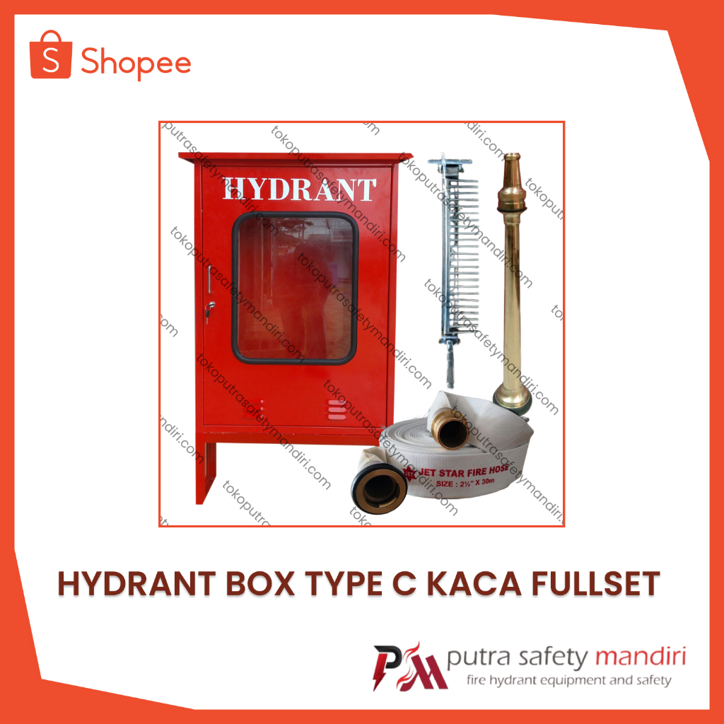 JUAL HYDRANT BOX TYPE C KACA OUTDOOR OHB FULLSET LENGKAP