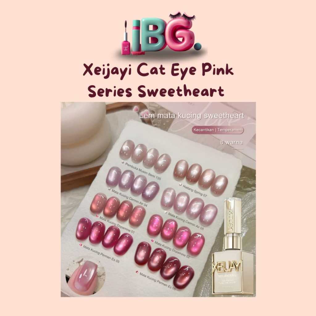 Xeijayi Luxury Cat Eye Pink Sweetheart Series | Kutek Cat Eye Pink Xeijayi Luxury Pink Sweetheart Series