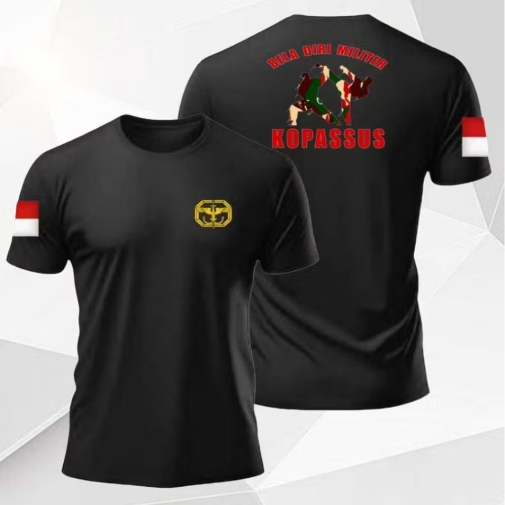 KAOS KOPASSUS + BELA DIRI MILITER LORENG