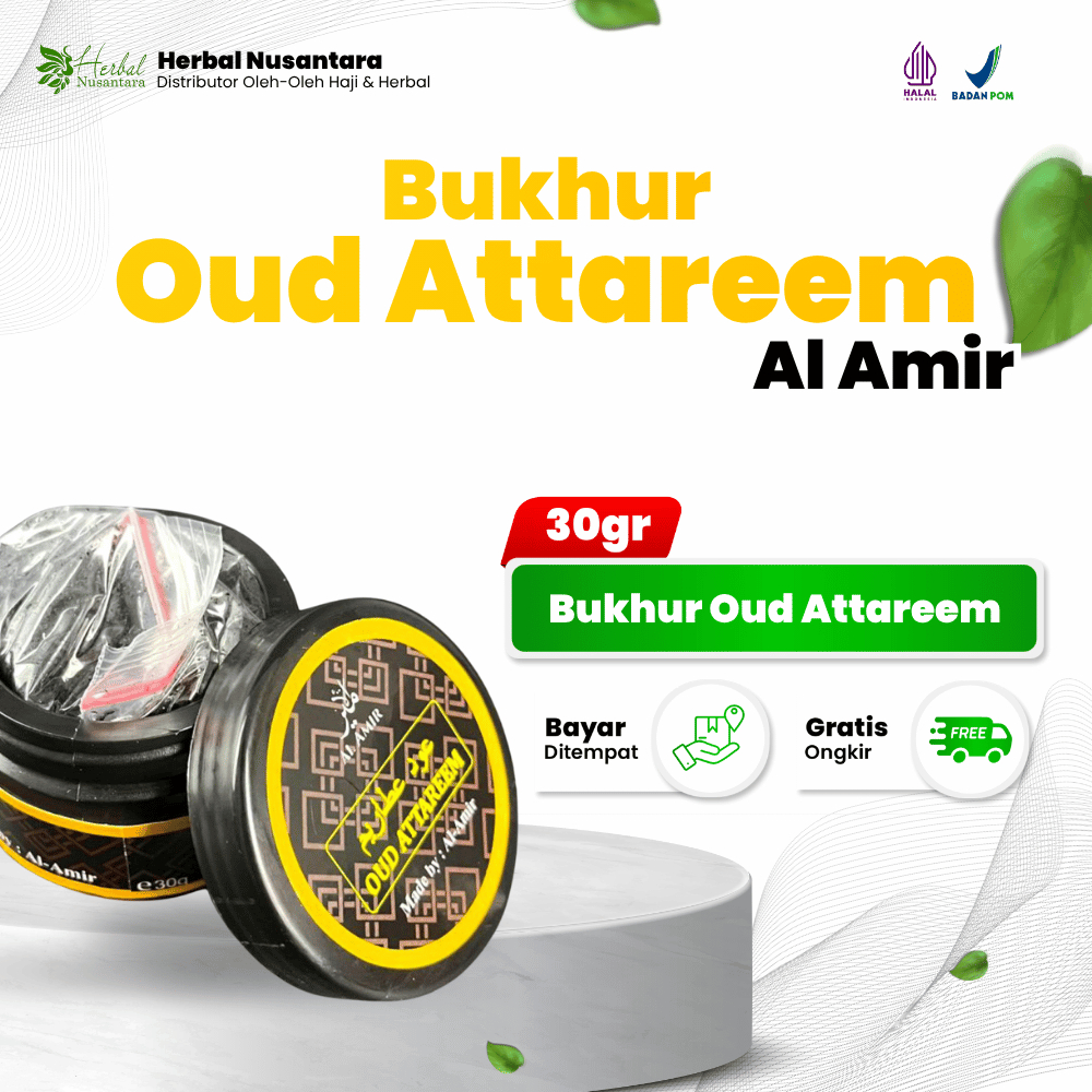 Bukhur Oud Attareem 30gr Al Amir Dupa Bakar Pengharum Ruangan Khas Timur Tengah Menenangkan