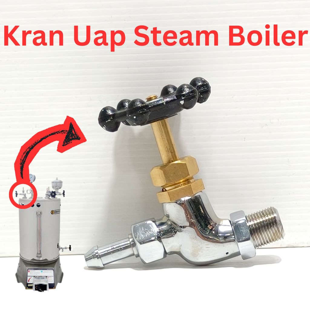 Kran Keran Uap Steam Boiler Maomoto 3/8