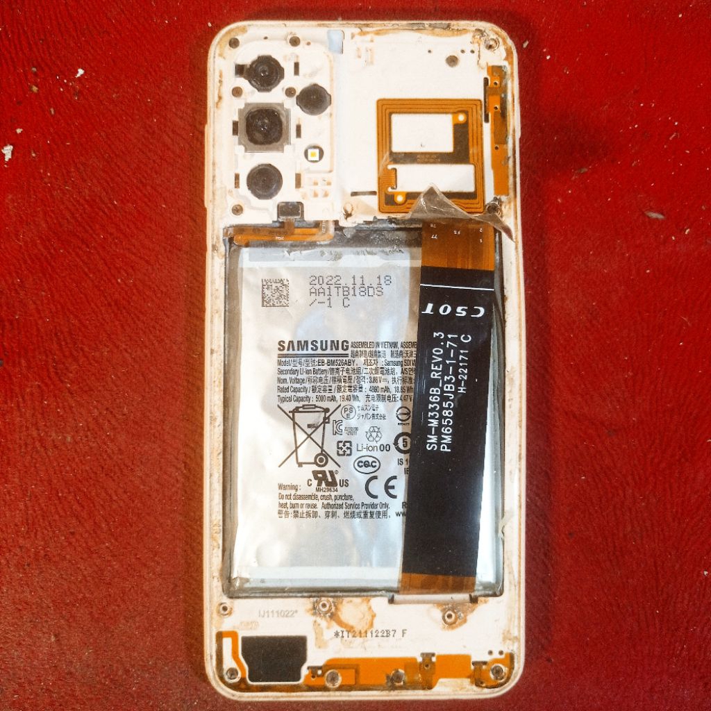 mesin Samsung A23 Matot bahan sparepart