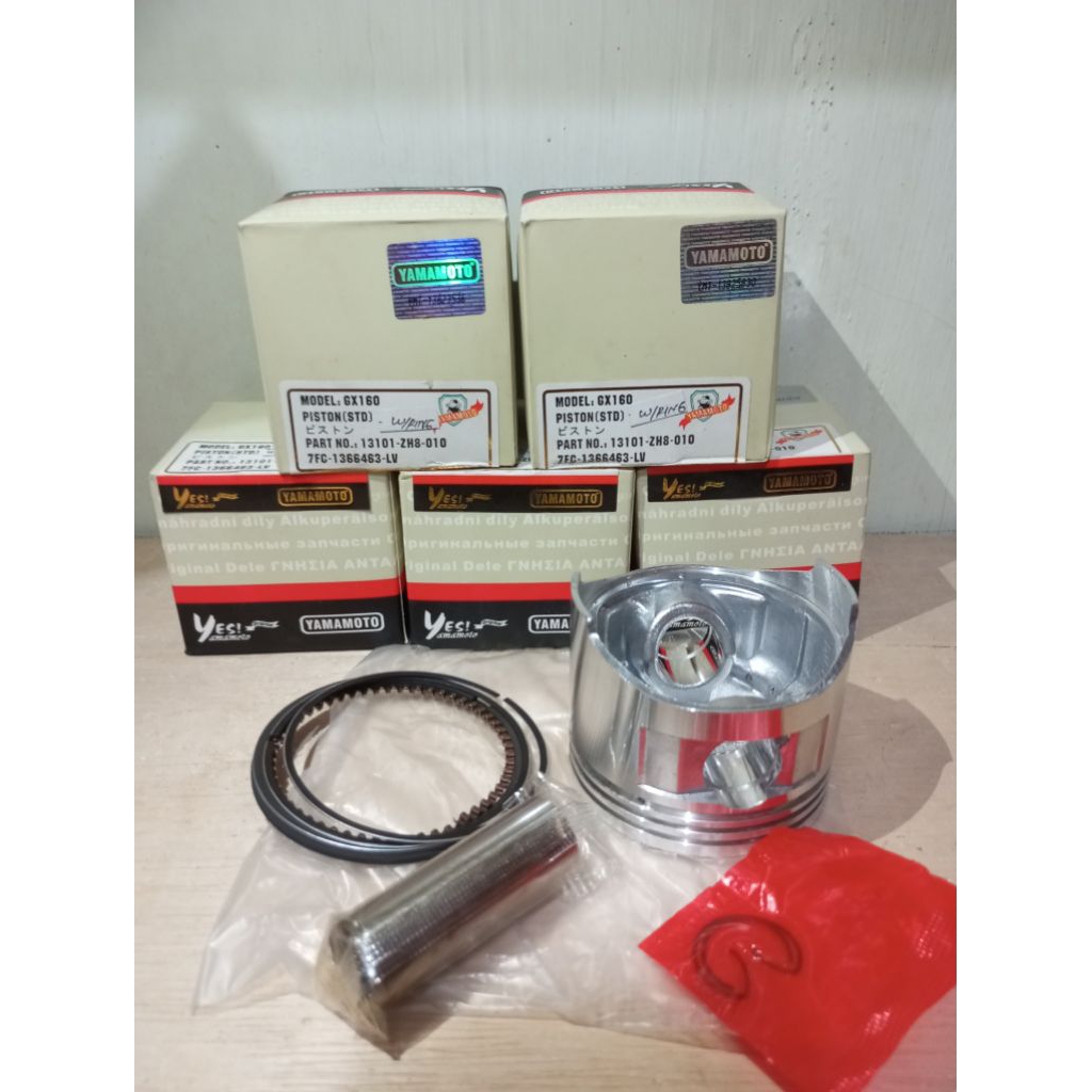 Piston Gx160 Yamamoto komplit.piston seher gx160