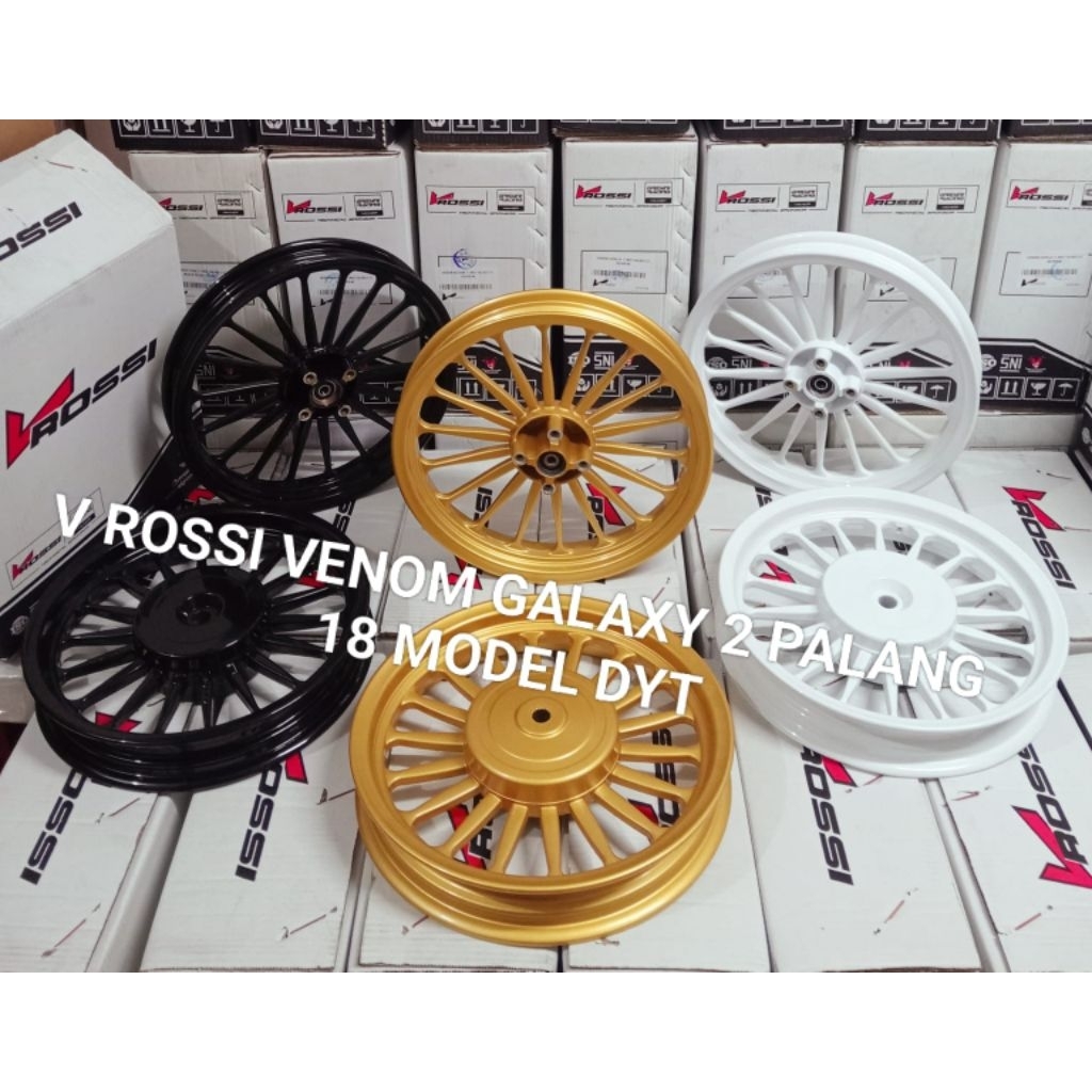 VELG/PELAK RACING V ROSSI VENOM GALAXY 2 PALANG 18 MODEL DYT ORIGINAL V ROSSI BEAT KARBU BEAT FI SCO