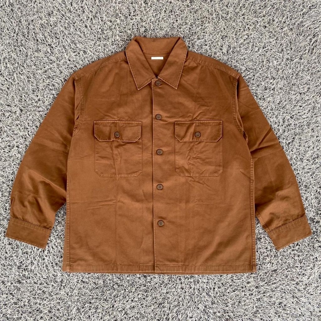 kemeja outer global uniqlo coksu kemeja gu original
