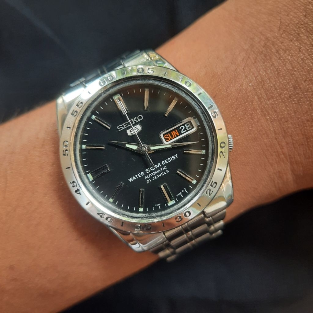 Jam Tangan Pria Seiko 5 SNKE01K1 Automatic 7S26 21 Jewels 100%Original