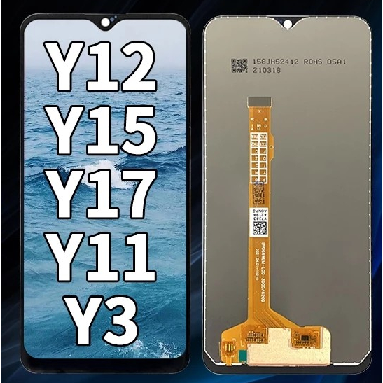 LCD VIVO Y12/Y12i/Y15/Y17/Y3/Y11  Fullset hp Touchscreen Original Bergaransi