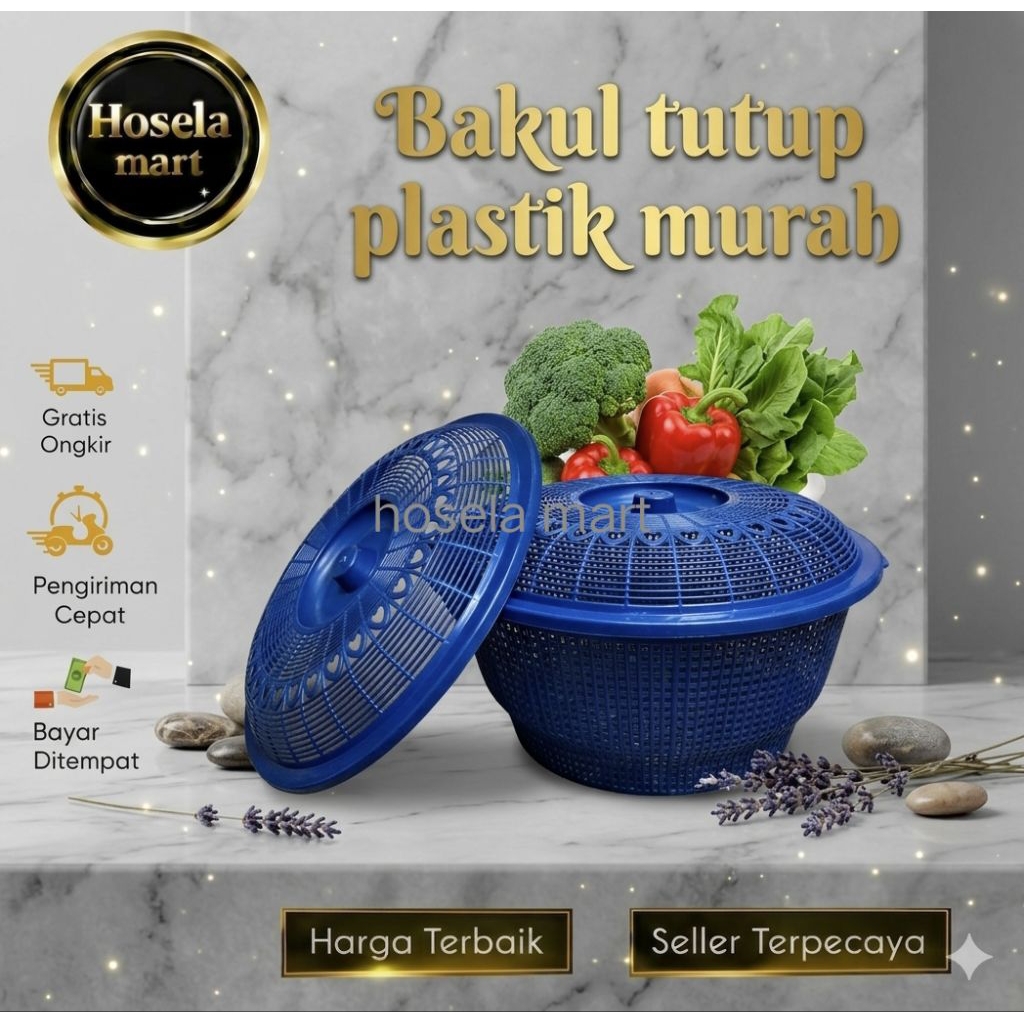 Wakul tutup plastik / wakul murah / bakul plastik / wakul plastik