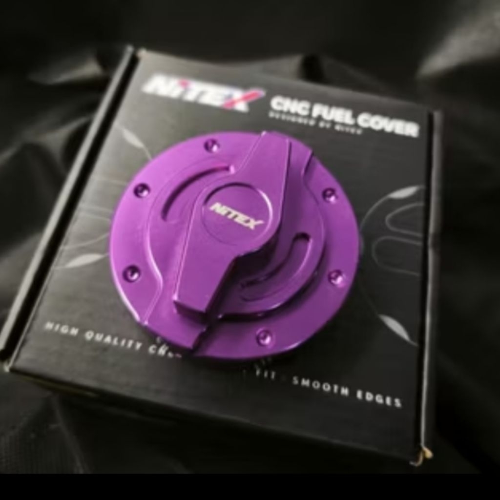 NITEX Tutup Tangki / Fuel Tank Cap Nmax & Aerox V2/ V3 CNC Premium Anodized Finish