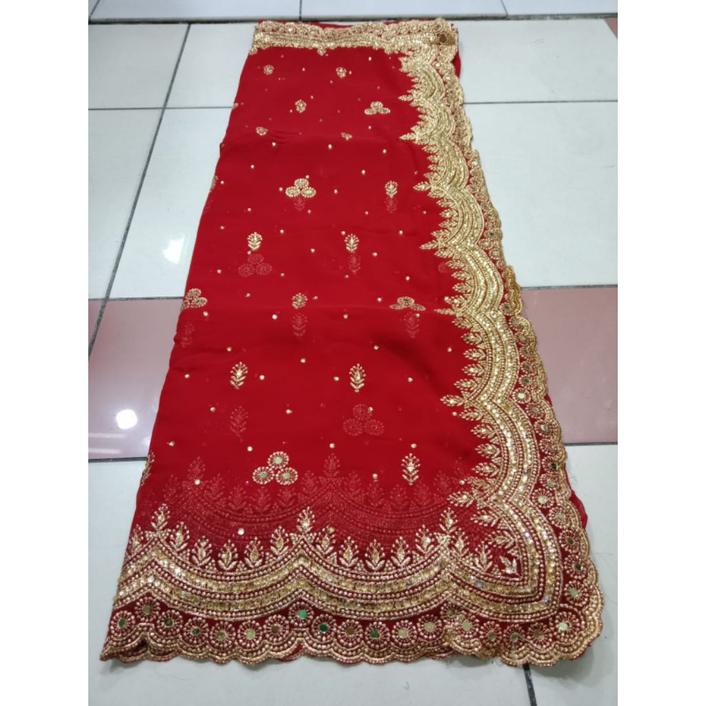 Sari India Saree Bollywood Kain Panjang 6 Meter Original